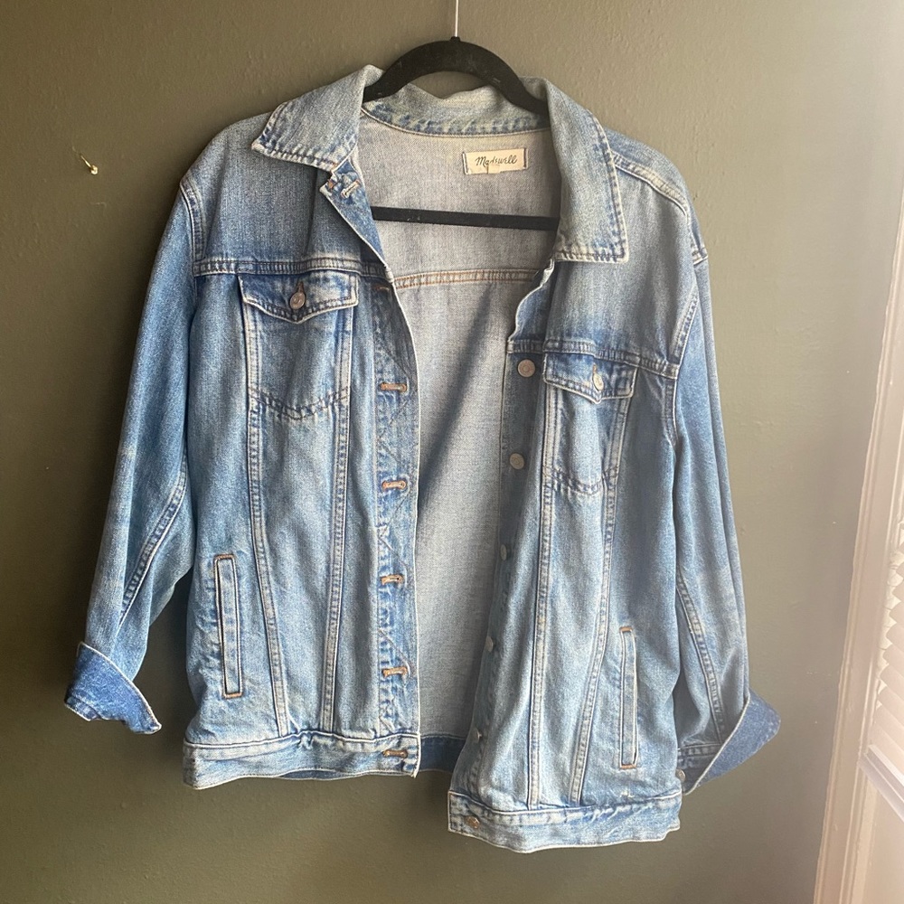 Madewell relaxed boyfriend jacket!